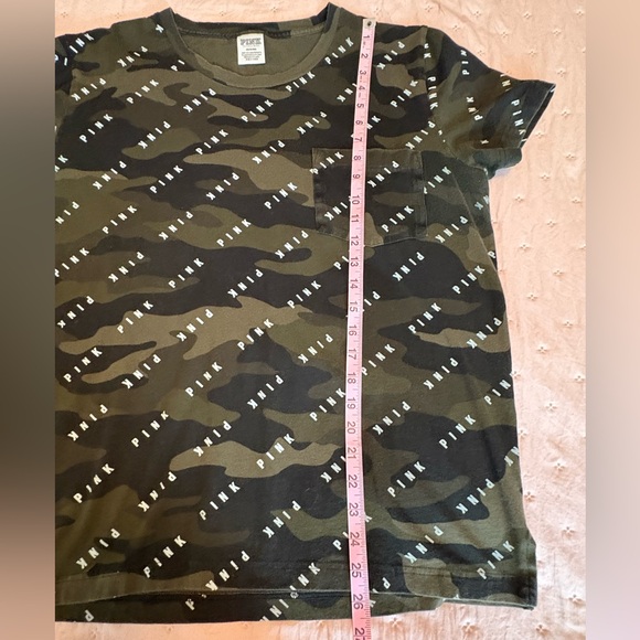 PINK Victoria's Secret Olive T-Shirt - Picture 5 of 6